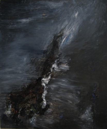 "Allegheny Night" Oil on Canvas, 30" x 36" $1,100